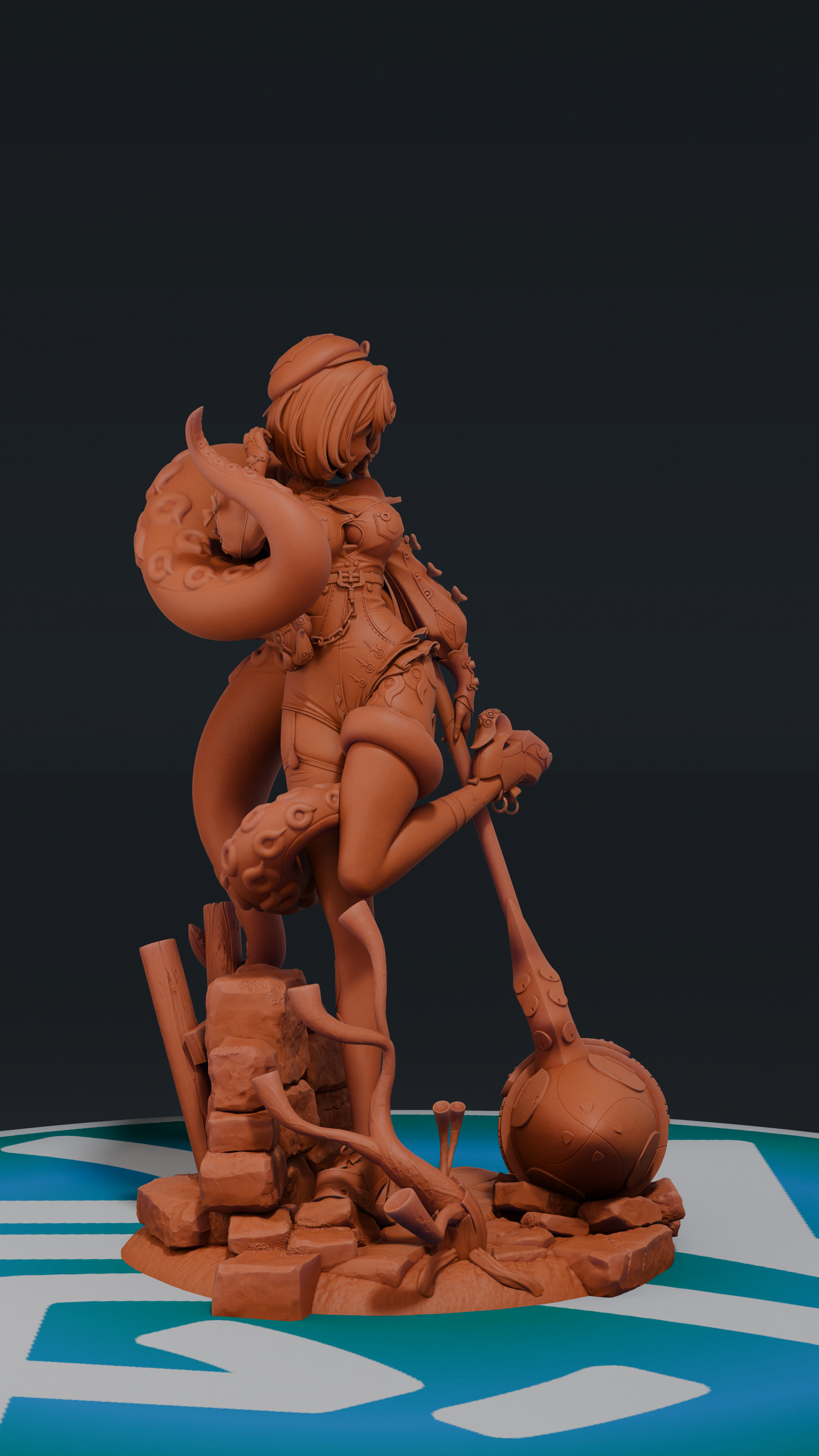 Yidhari - Zenless Zone Zero ZZZ | Custom Statue 3D printed figure