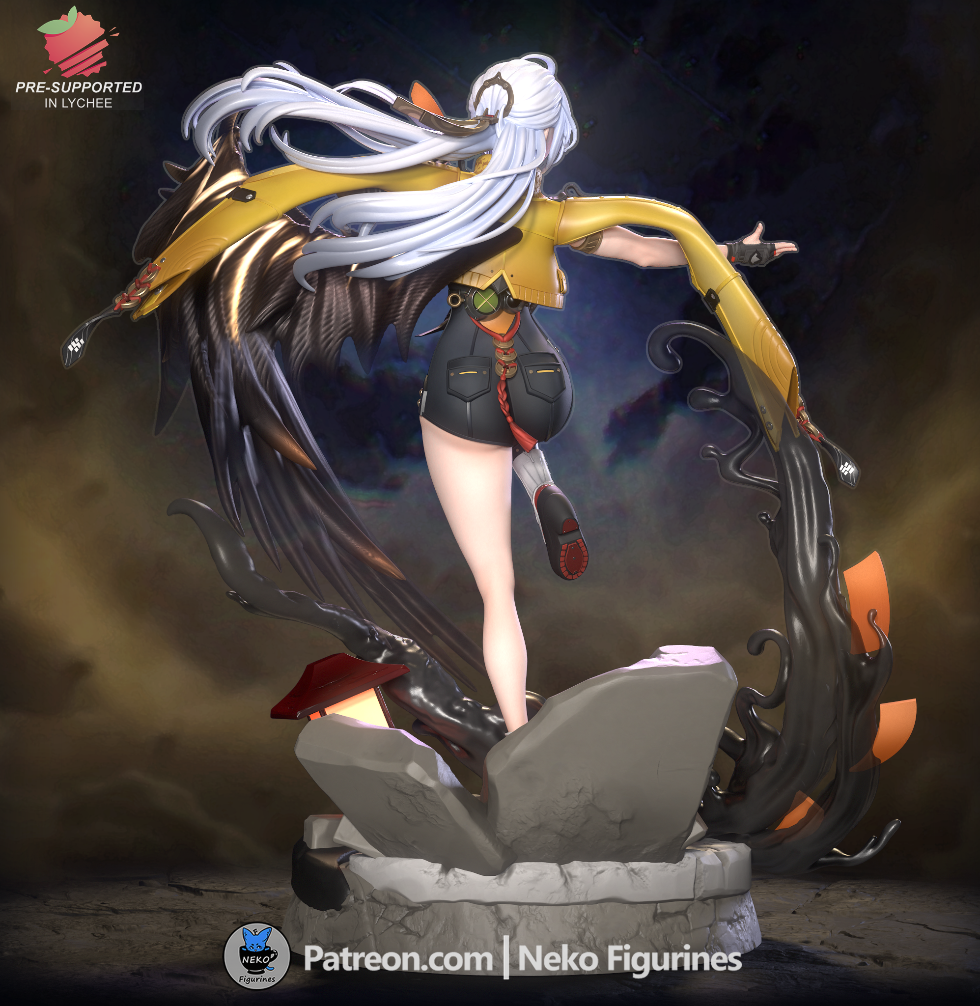 Yi Xuan - Zenless Zone Zero ZZZ | Custom Statue 3D printed figure