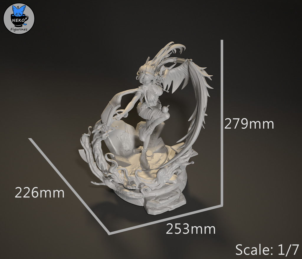 Yi Xuan - Zenless Zone Zero ZZZ | Custom Statue 3D printed figure