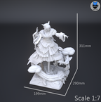 Yshtola - Final Fantasy | Custom Statue 3D printed figure