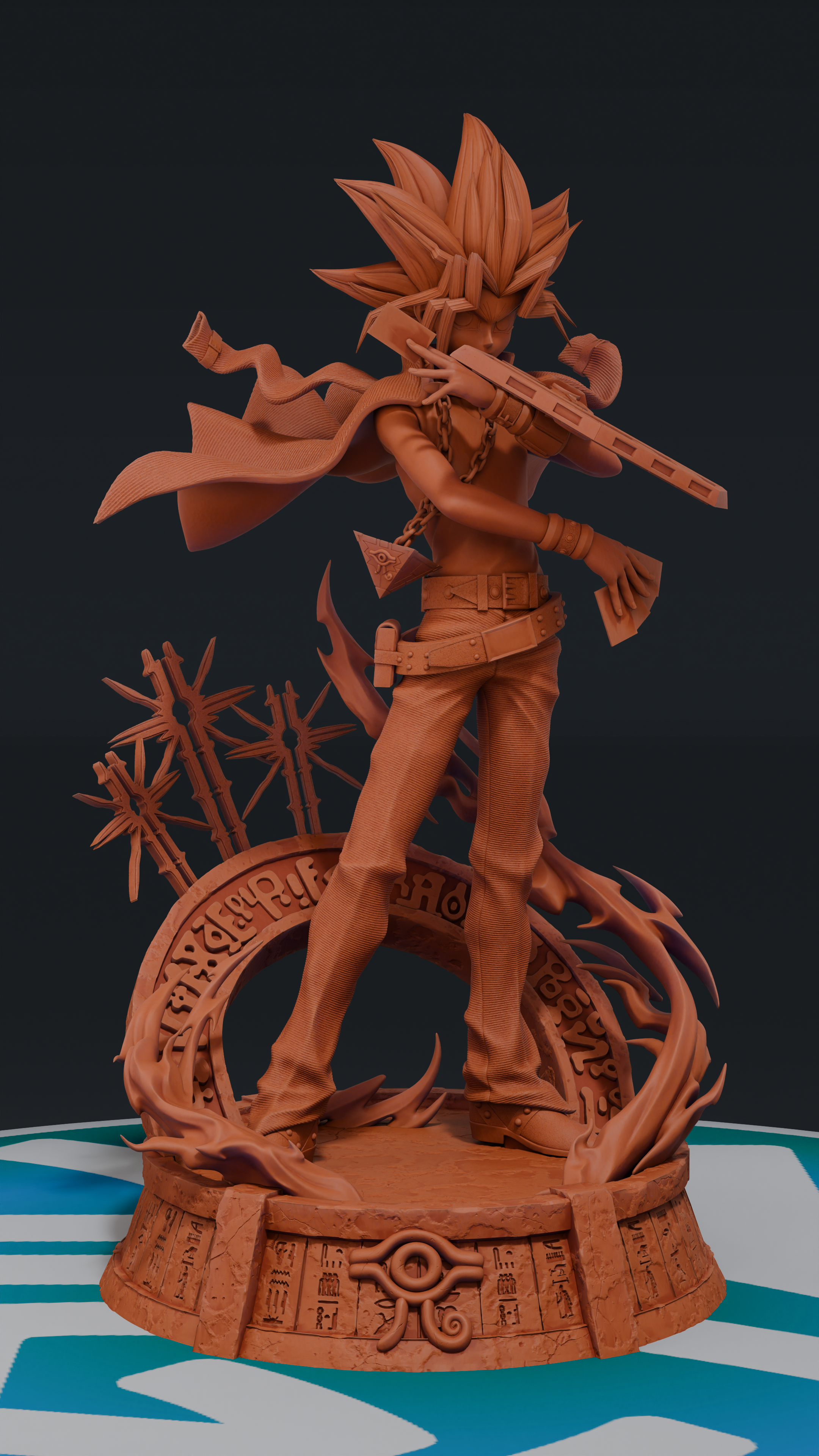 Yami Yugi - Yu-Gi-Oh! | Custom Statue 3D printed figure