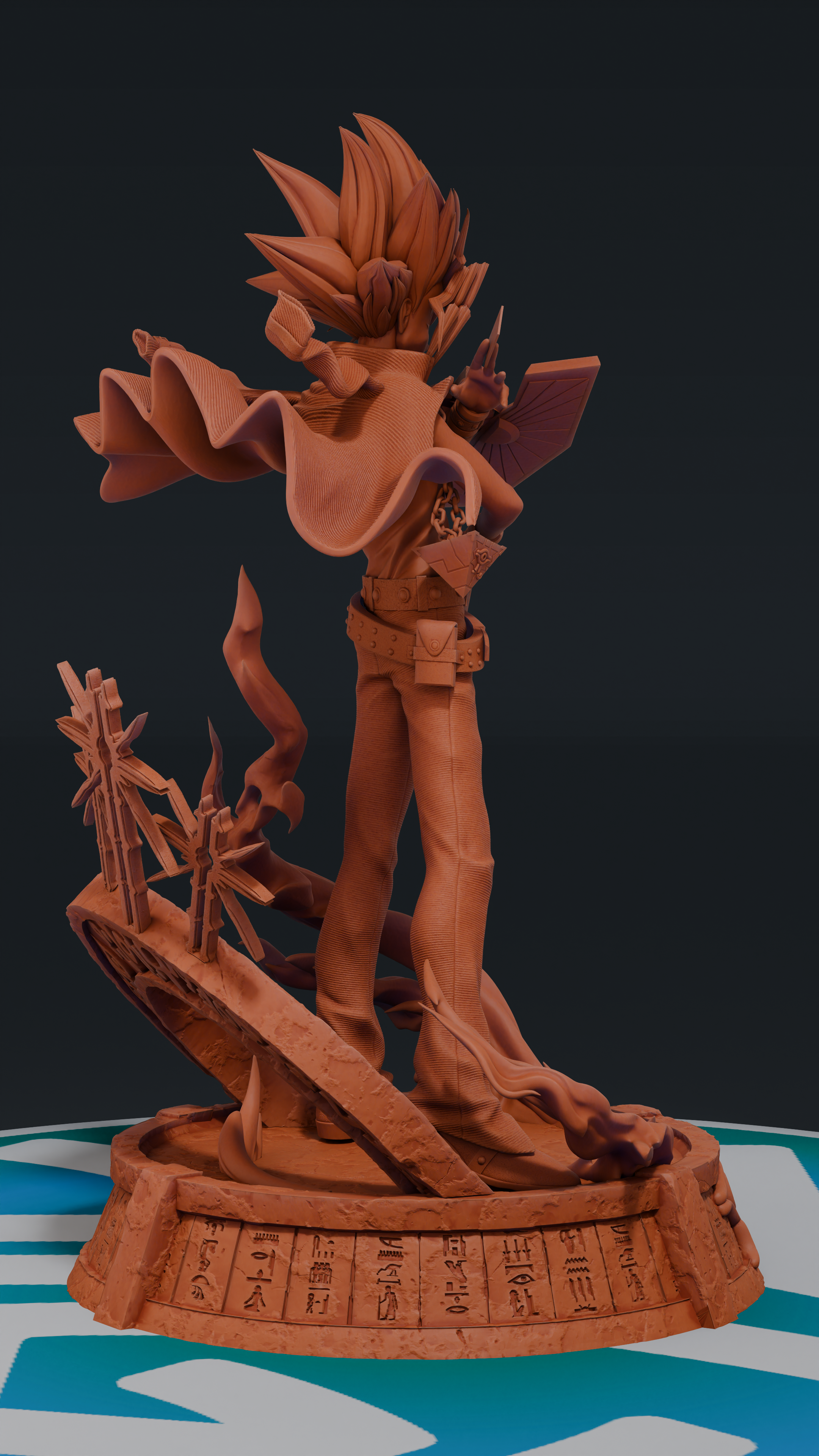 Yami Yugi - Yu-Gi-Oh! | Custom Statue 3D printed figure