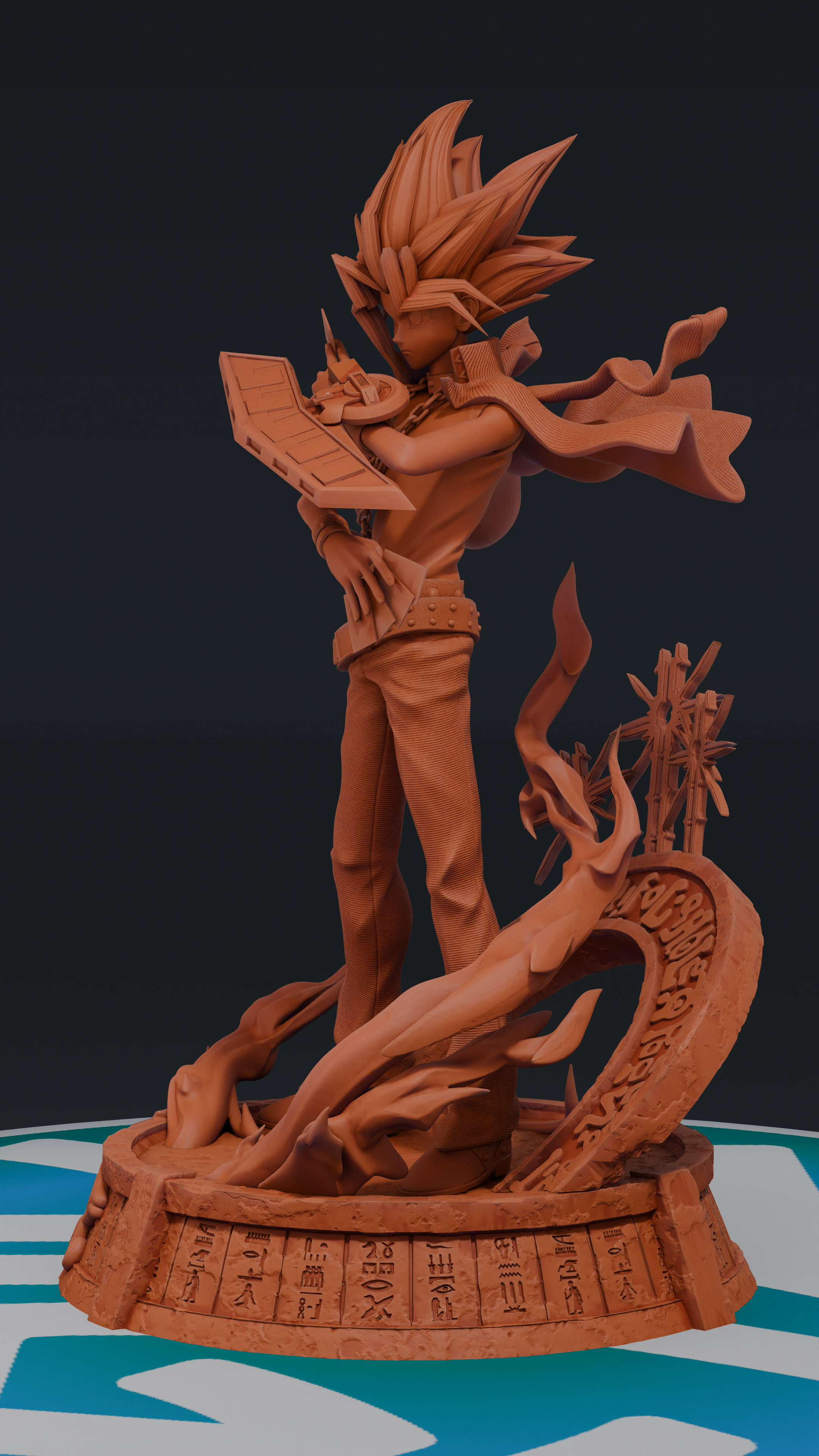 Yami Yugi - Yu-Gi-Oh! | Custom Statue 3D printed figure