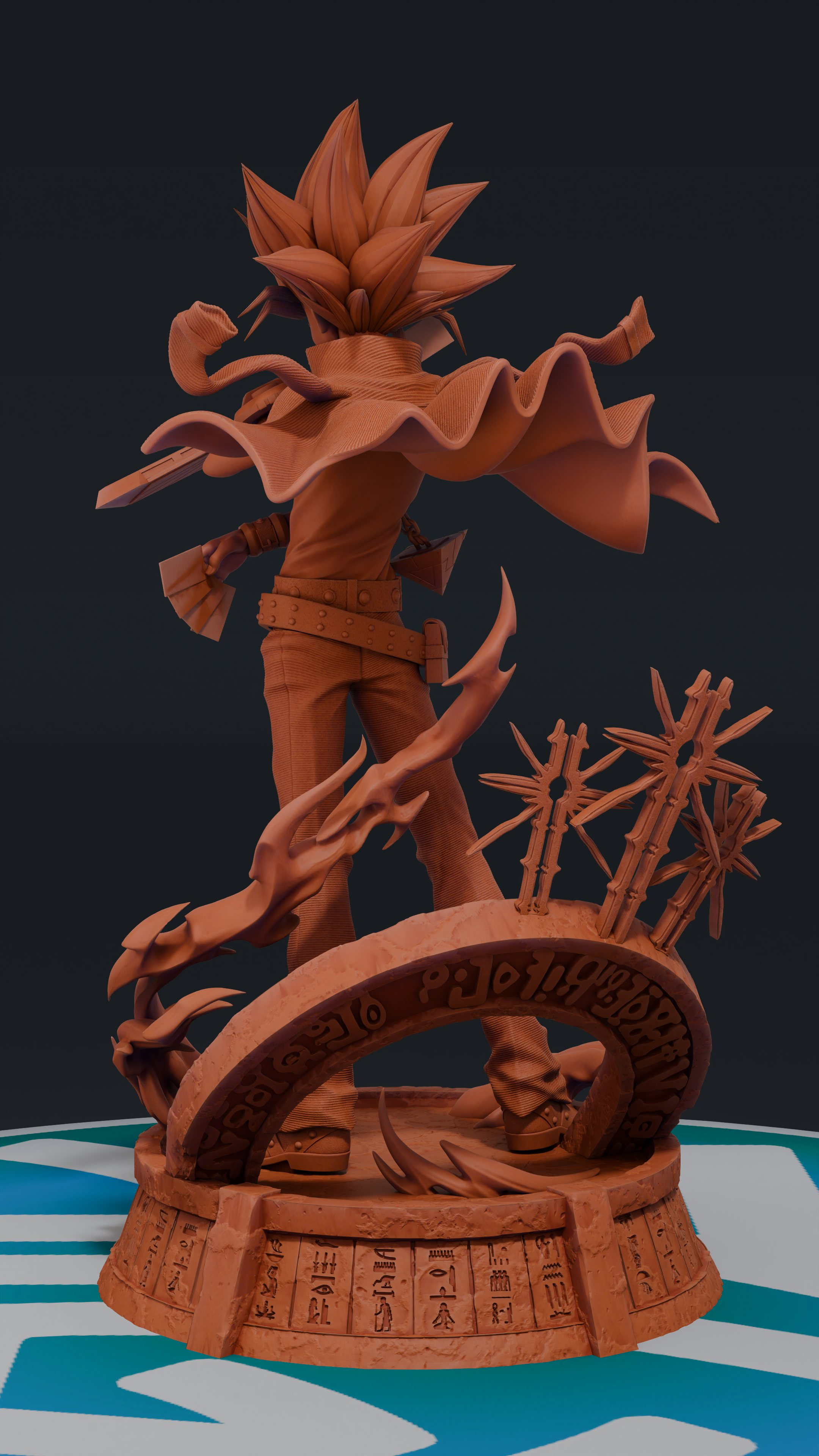 Yami Yugi - Yu-Gi-Oh! | Custom Statue 3D printed figure