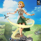 Princess Zelda – Zelda Tears of the Kingdom | Custom Statue 3D printed figure