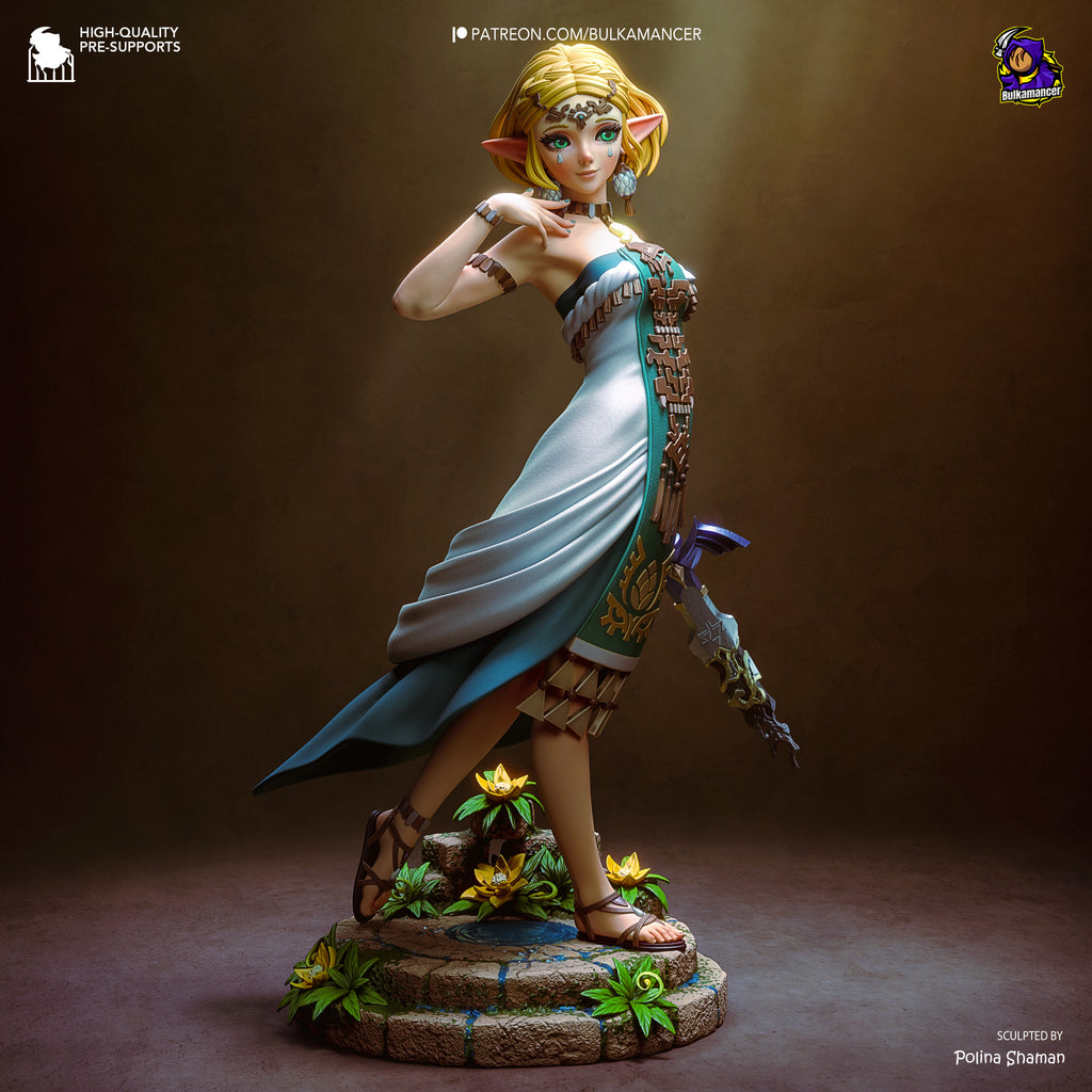 Zelda - Zelda Tears of the Kingdom | Custom Statue 3D printed figure