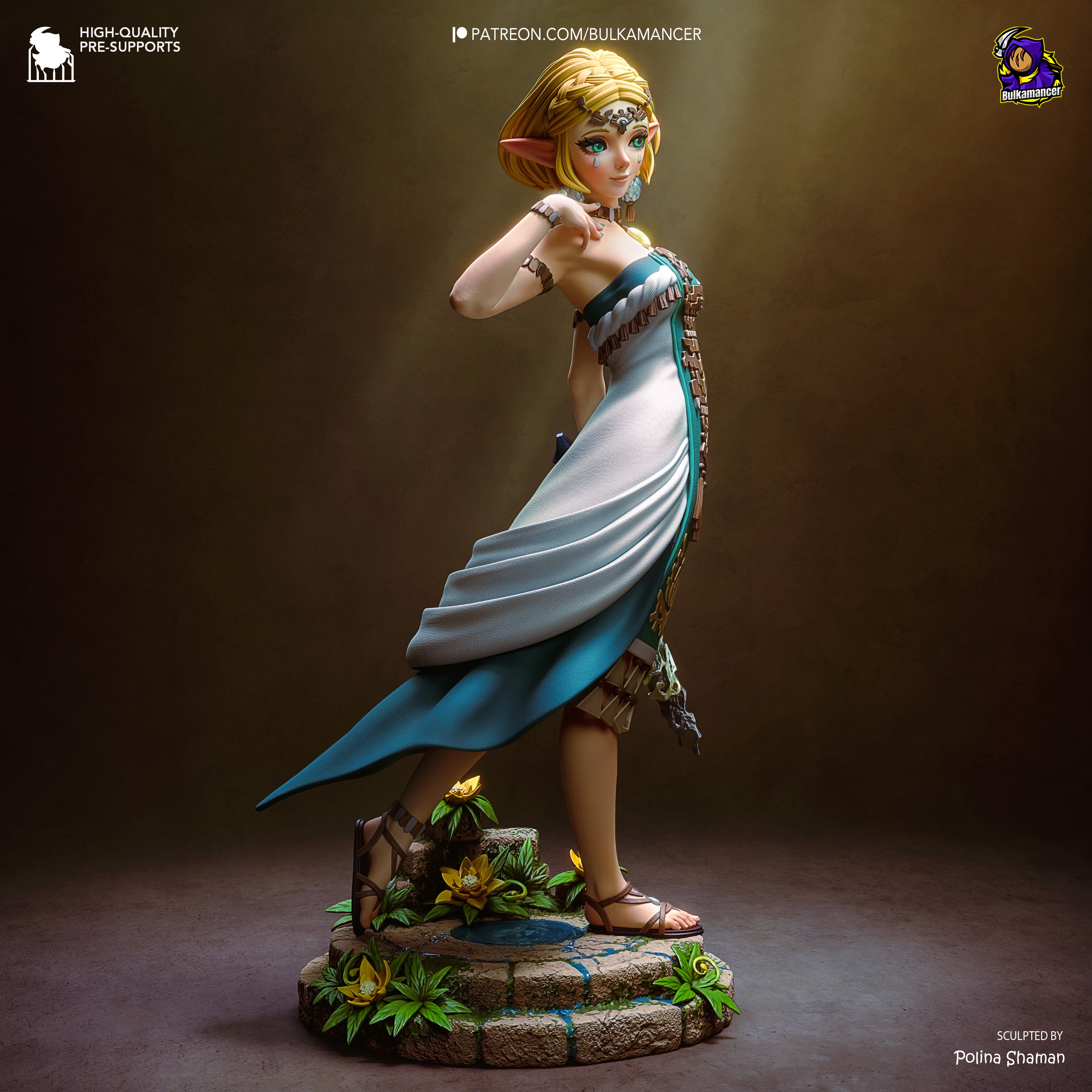 Zelda - Zelda Tears of the Kingdom | Custom Statue 3D printed figure