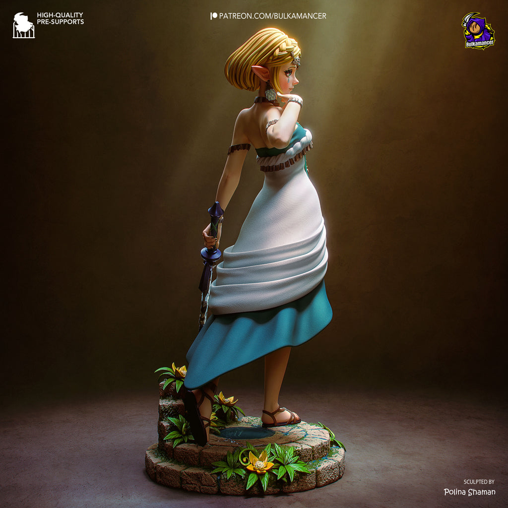 Zelda - Zelda Tears of the Kingdom | Custom Statue 3D printed figure