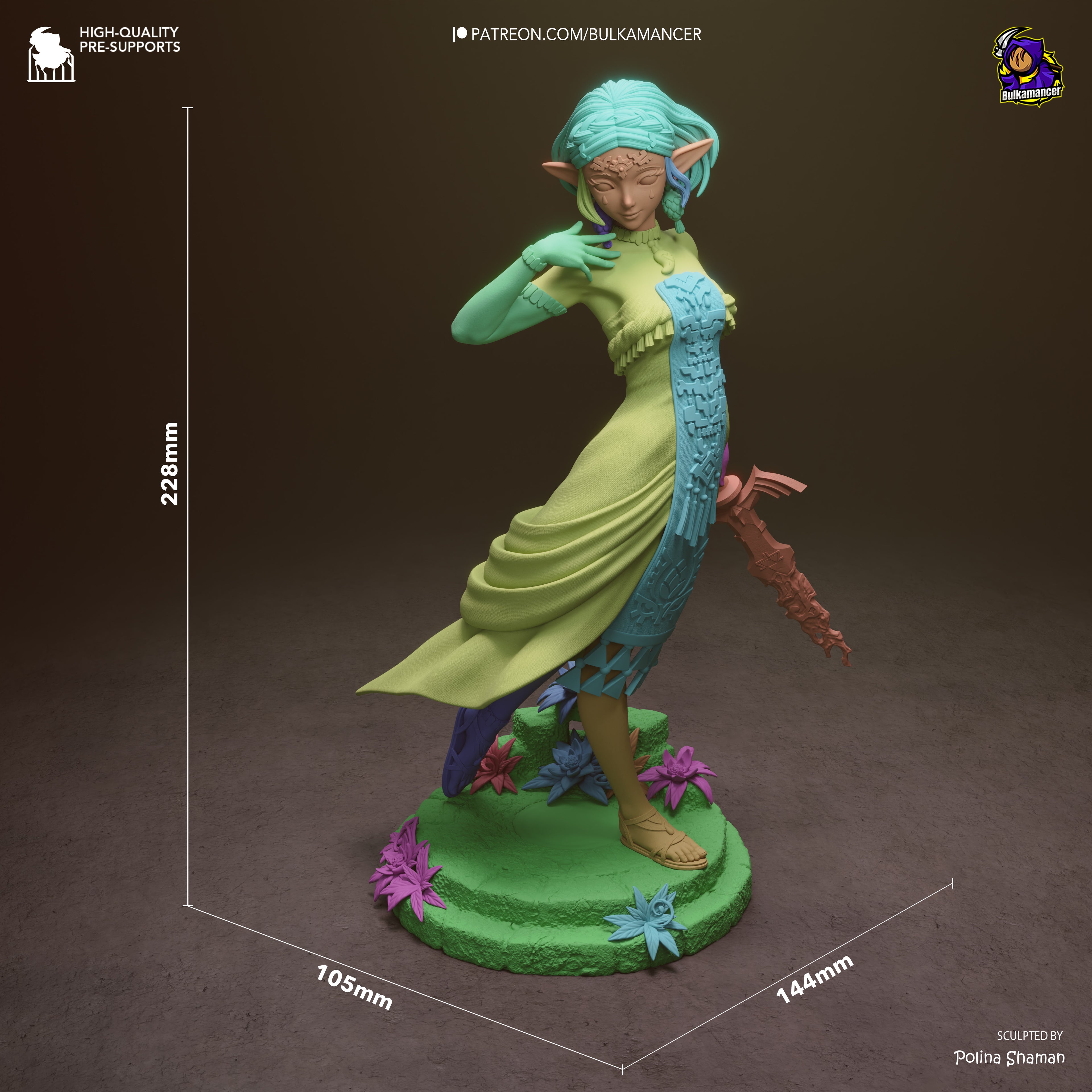 Zelda - Zelda Tears of the Kingdom | Custom Statue 3D printed figure