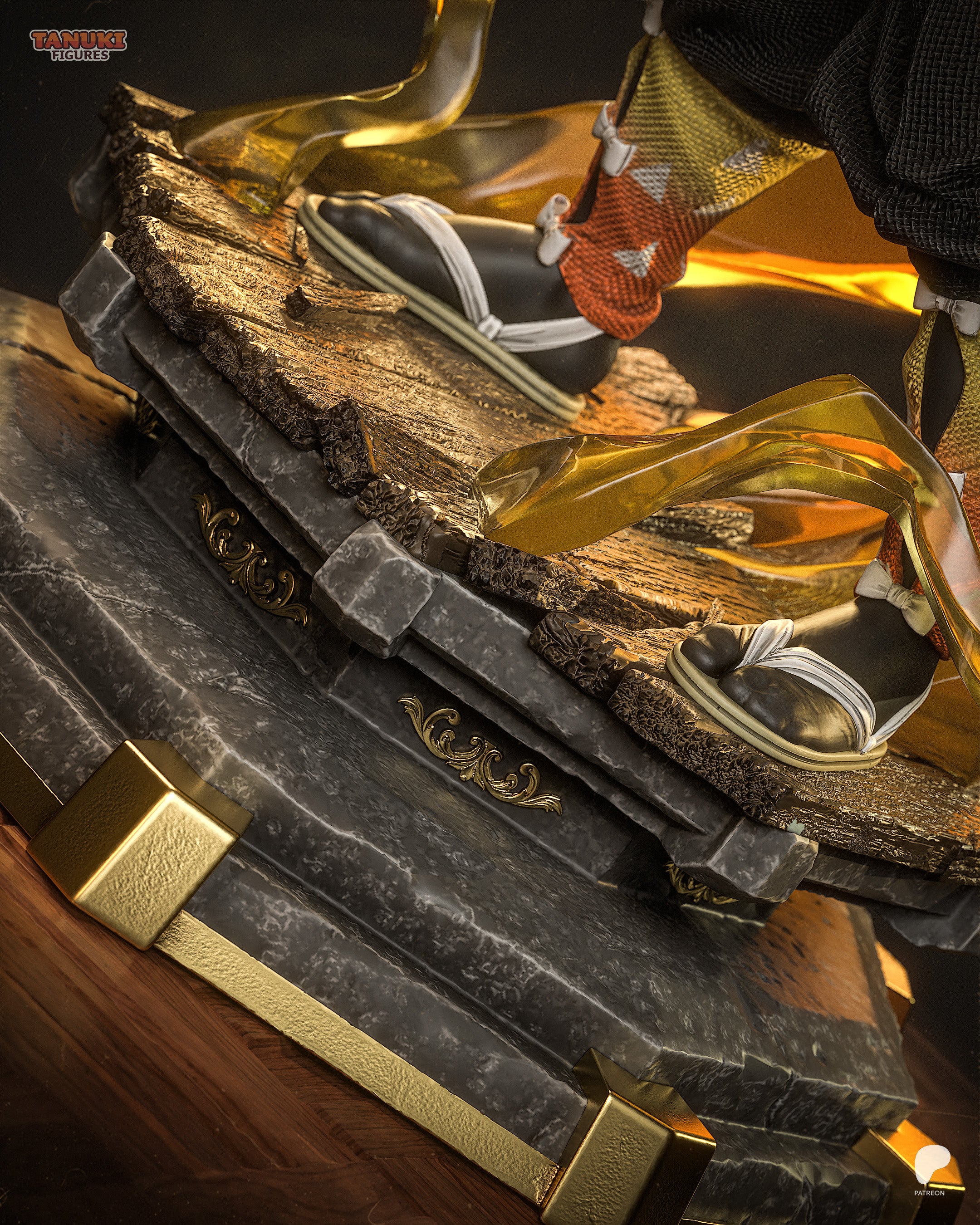 Zenitsu - Kimetsu no Yaiba | Custom Statue 3D printed figure