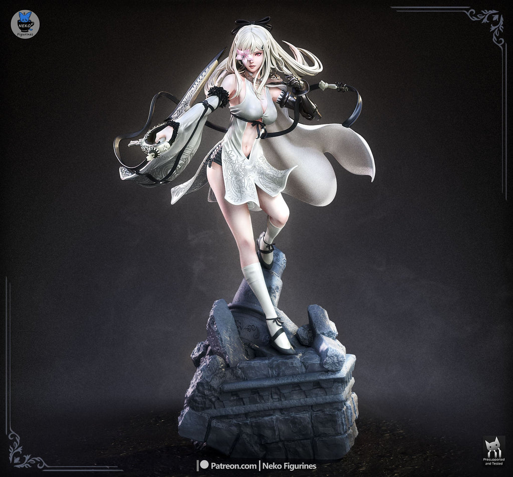 Zero - Drakengard | Custom Statue 3D printed figure