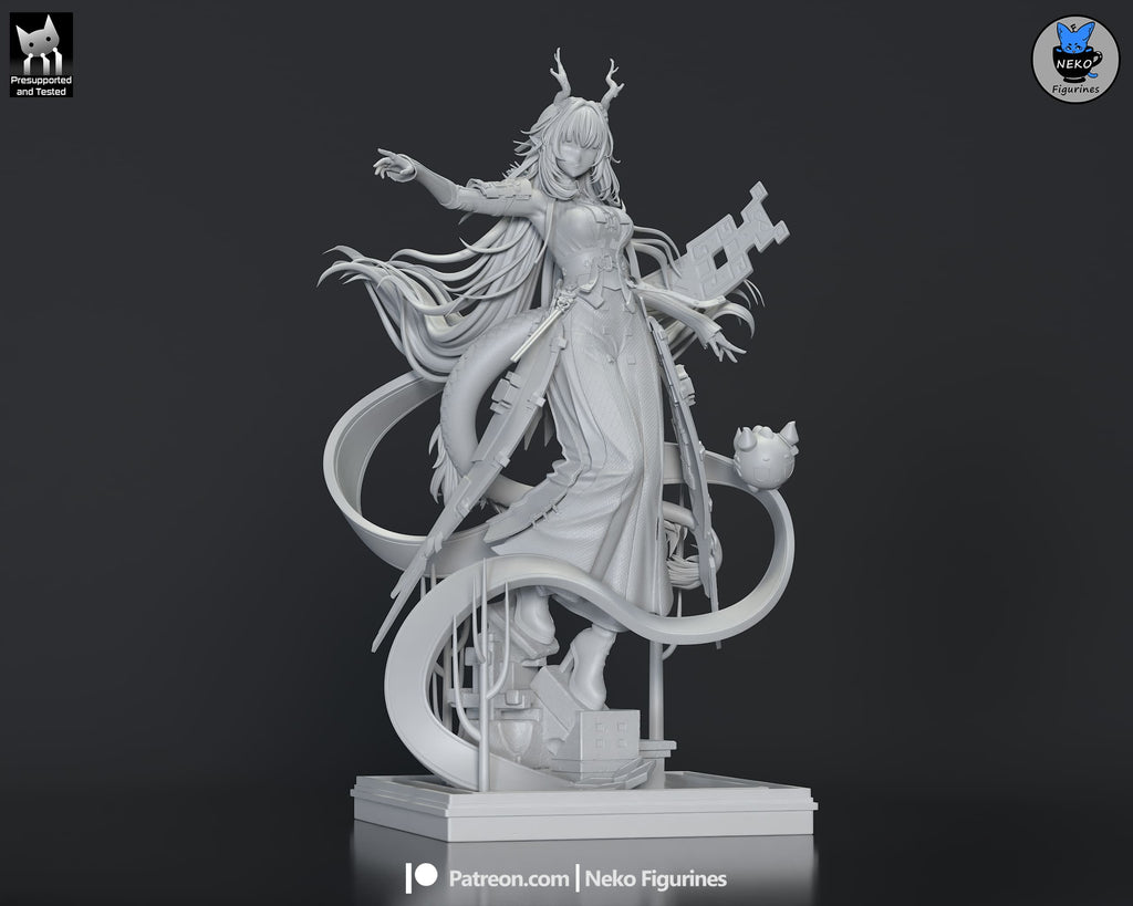 Zhuang Fangyi - Arknights Endfield | Custom Statue 3D printed figure