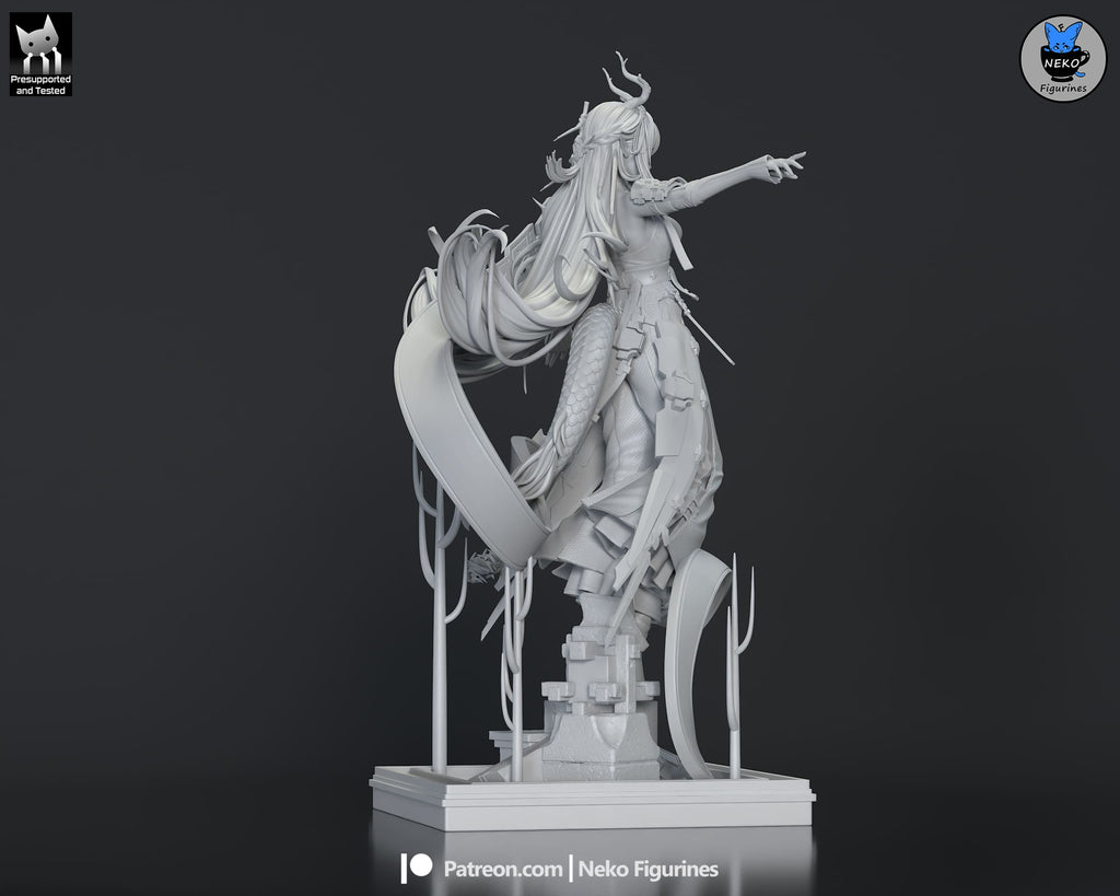 Zhuang Fangyi - Arknights Endfield | Custom Statue 3D printed figure