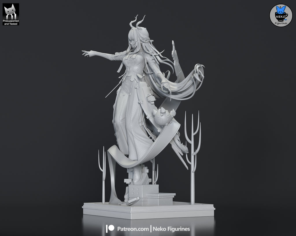 Zhuang Fangyi - Arknights Endfield | Custom Statue 3D printed figure