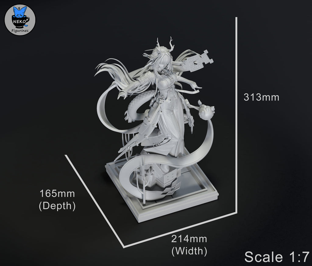 Zhuang Fangyi - Arknights Endfield | Custom Statue 3D printed figure
