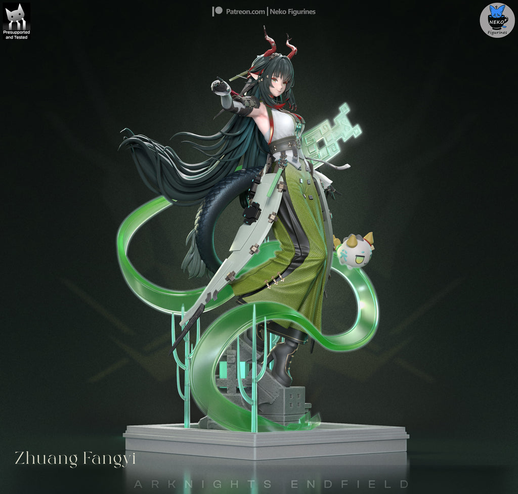 Zhuang Fangyi - Arknights Endfield | Custom Statue 3D printed figure