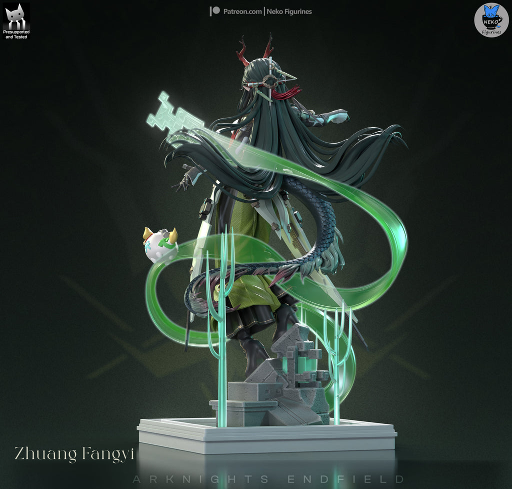 Zhuang Fangyi - Arknights Endfield | Custom Statue 3D printed figure
