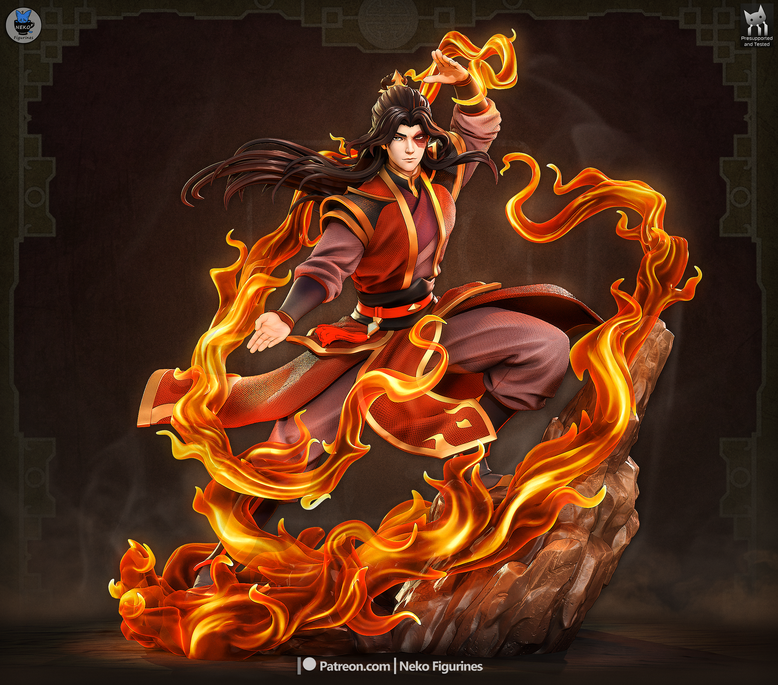 Zuko - Avatar The Last Airbender | Custom Statue 3D printed figure