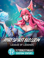 Ahri Spirit Blossom - League of Legends | Custom Statue 3D printed figure