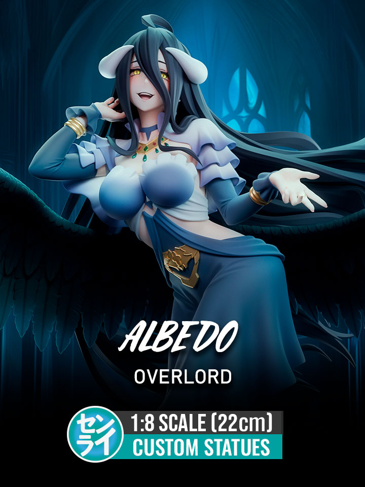 Albedo - Overlord | Custom Statue 3D printed figure