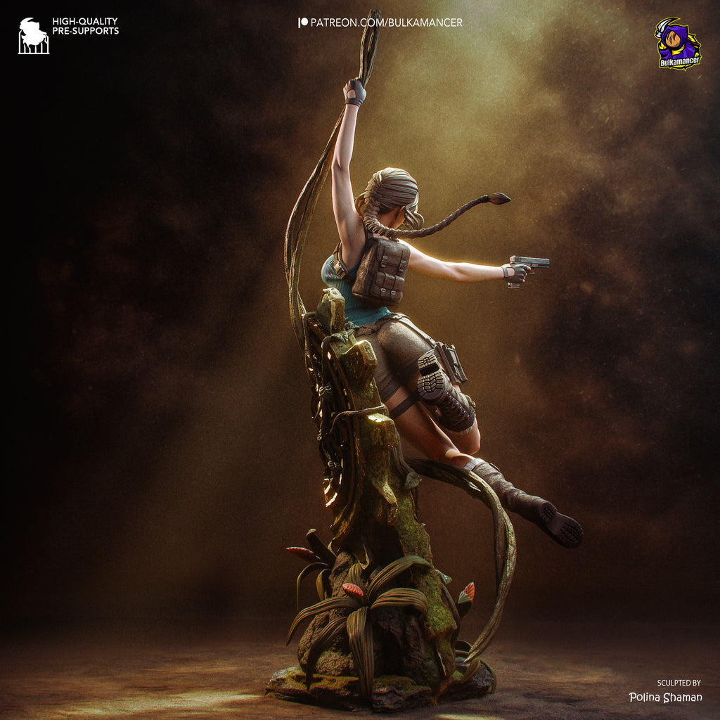 Lara Croft - Tomb Raider | Custom Statue 3D printed figure