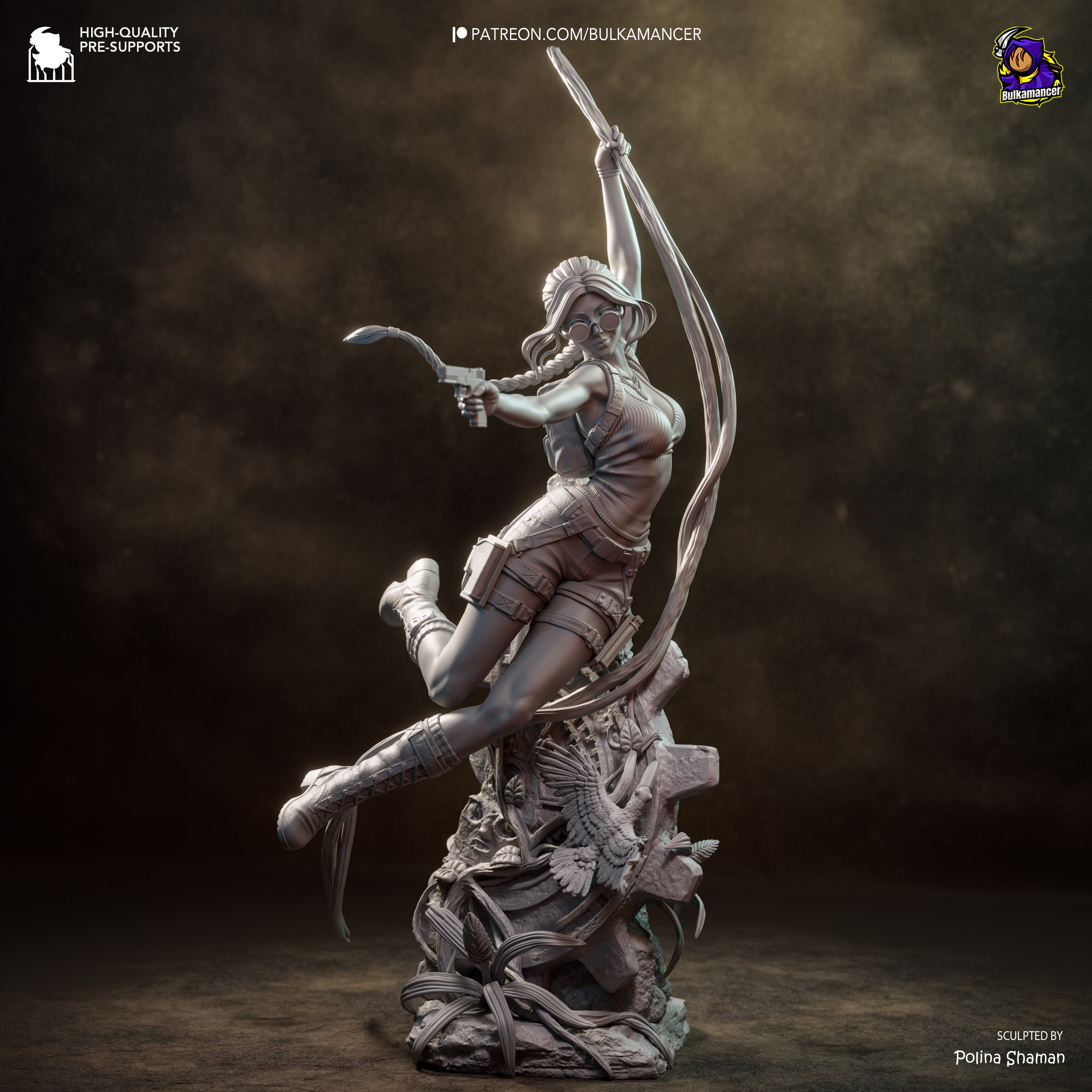 Lara Croft - Tomb Raider | Custom Statue 3D printed figure