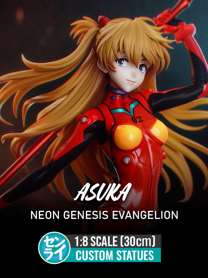 Asuka - Neon Genesis Evangelion | Custom Statue 3D printed figure