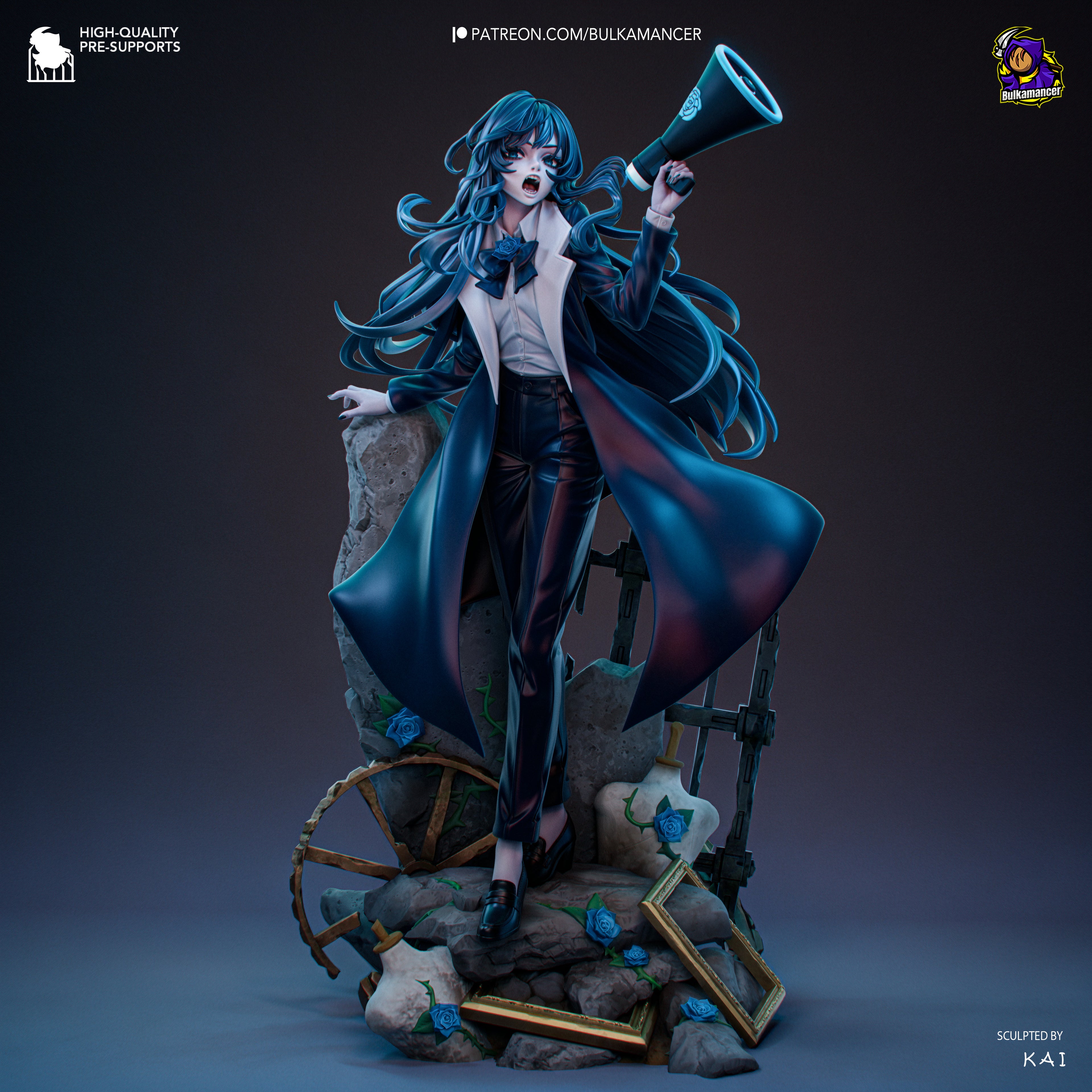 Ado – Singer | Custom Statue 3D printed figure