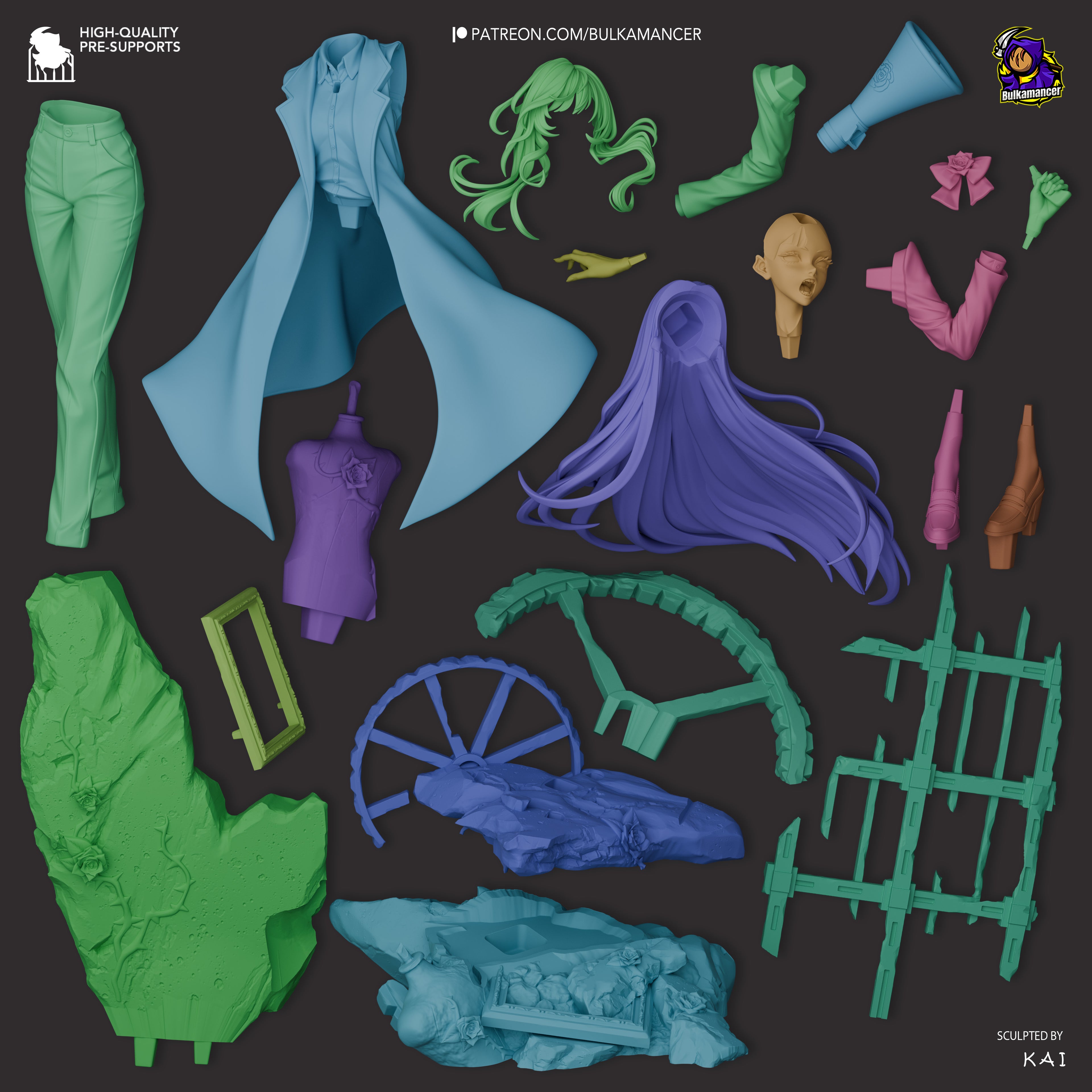 Ado – Singer | Custom Statue 3D printed figure