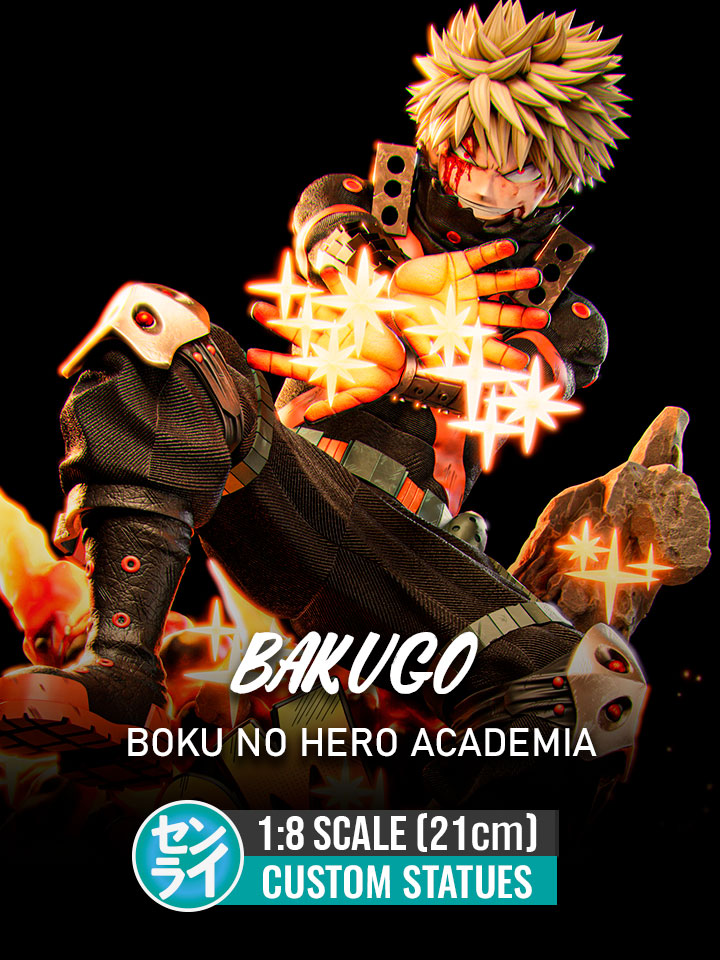 Bakugo - My Hero Academia | Custom Statue 3D printed figure