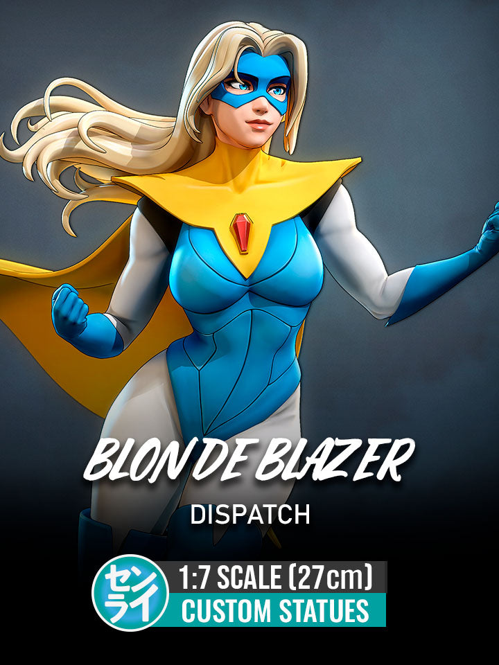 Blonde Blazer - Dispatch | Custom Statue 3D printed figure