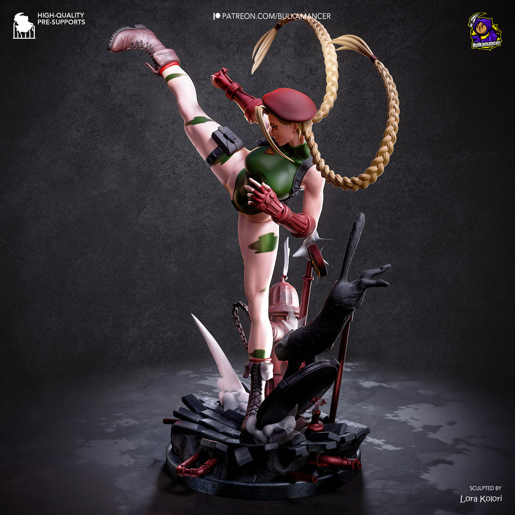 Cammy - Street Fighter | Custom Statue 3D printed figure