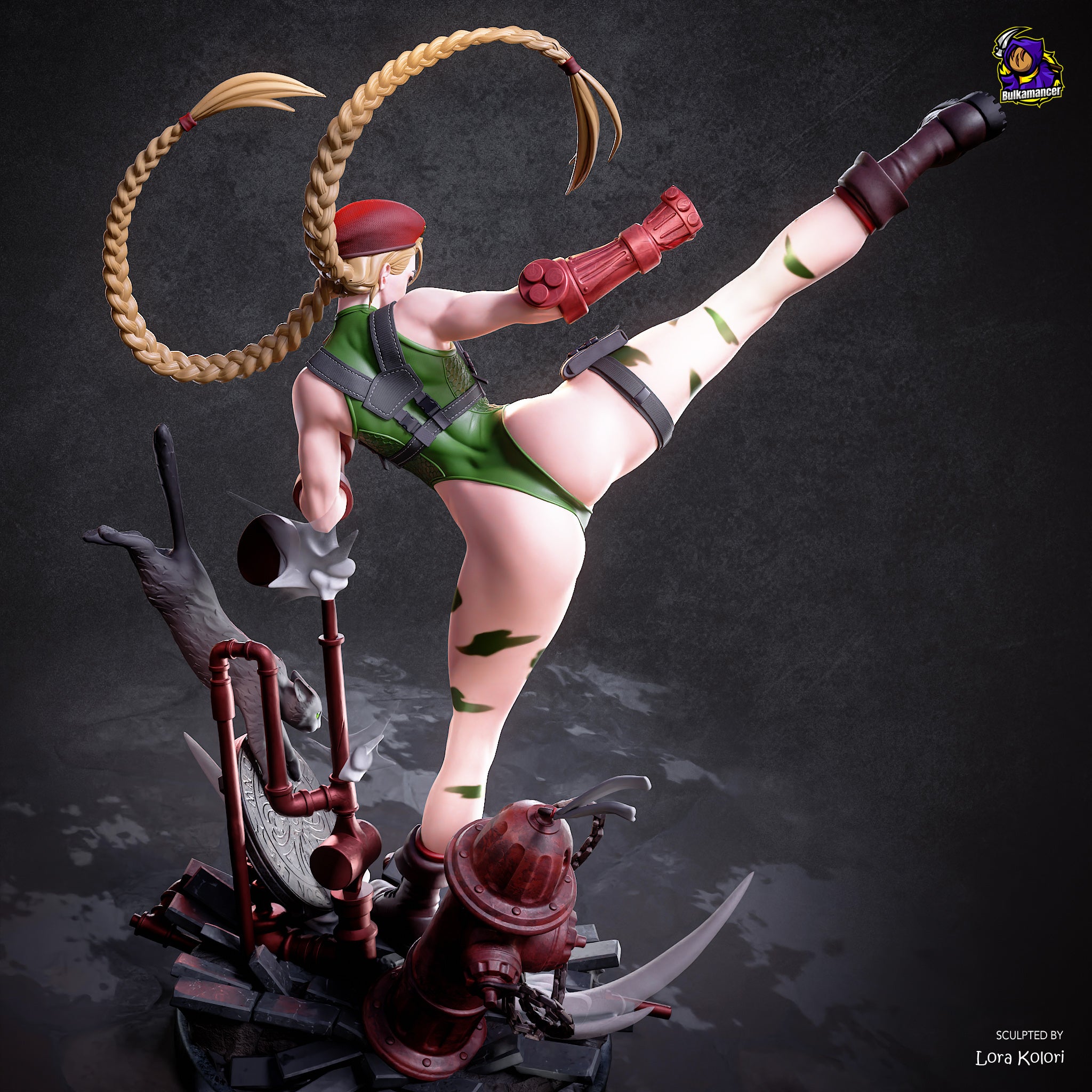 Cammy - Street Fighter | Custom Statue 3D printed figure