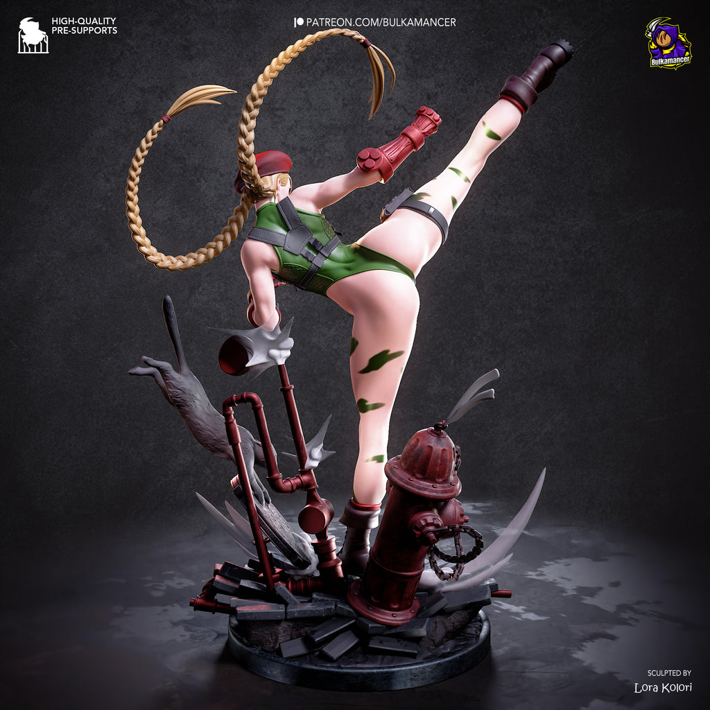 Cammy - Street Fighter | Custom Statue 3D printed figure