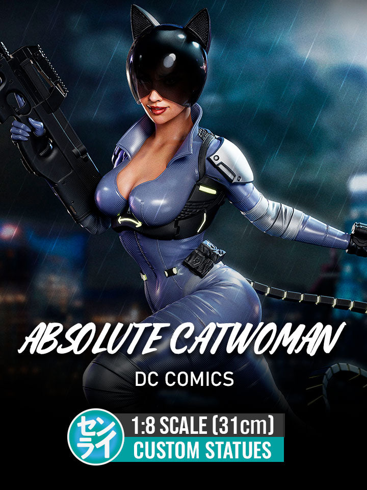 Absolute Catwoman - DC | Custom Statue 3D printed figure