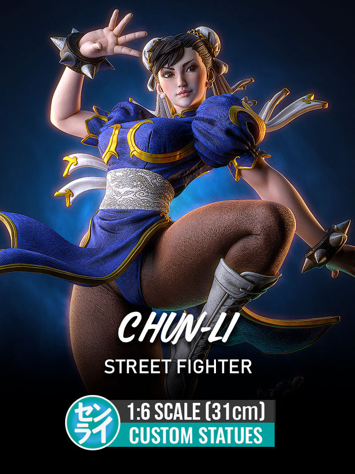 Chun-Li - Street Fighter | Custom Statue 3D printed figure
