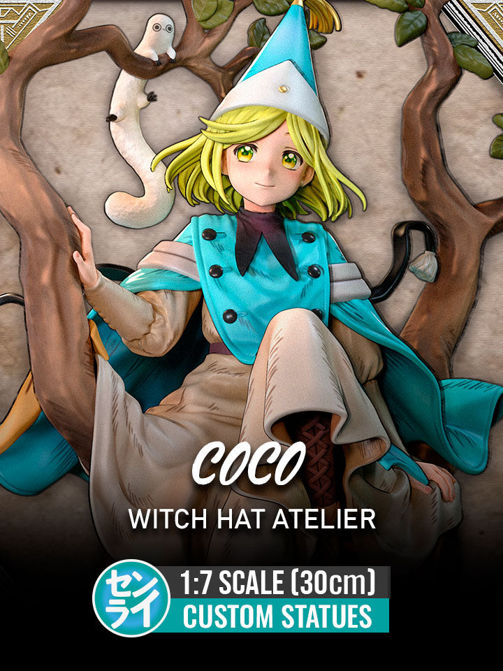 Coco - Witch Hat Atelier | Custom Statue 3D printed figure