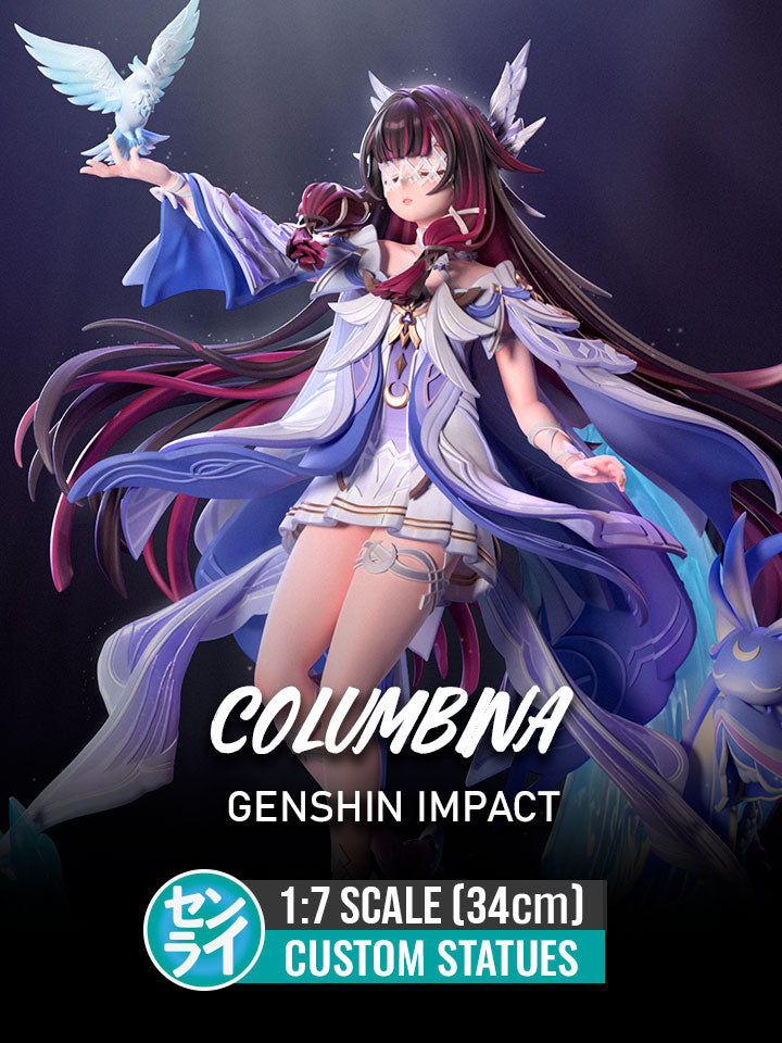Columbina - Genshin Impact | Custom Statue 3D printed figure