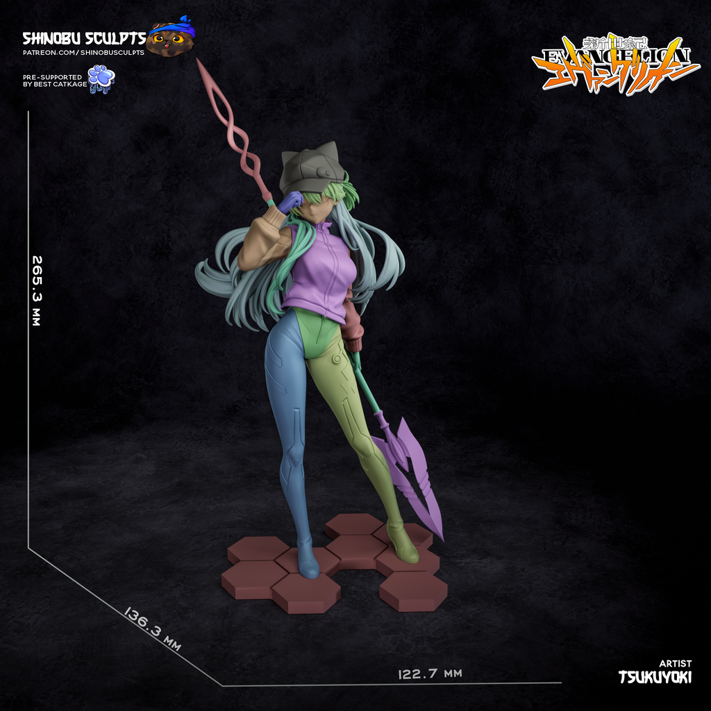 Asuka - Evangelion | Custom Statue 3D printed figure