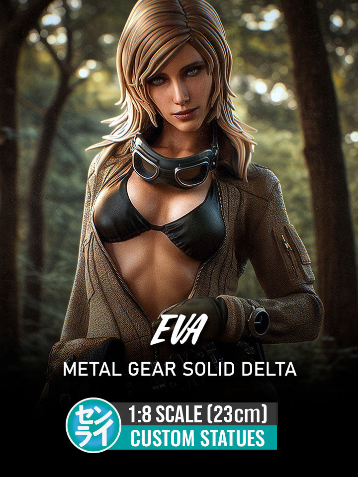 Eva - Metal Gear Solid Delta | Custom Statue 3D printed figure