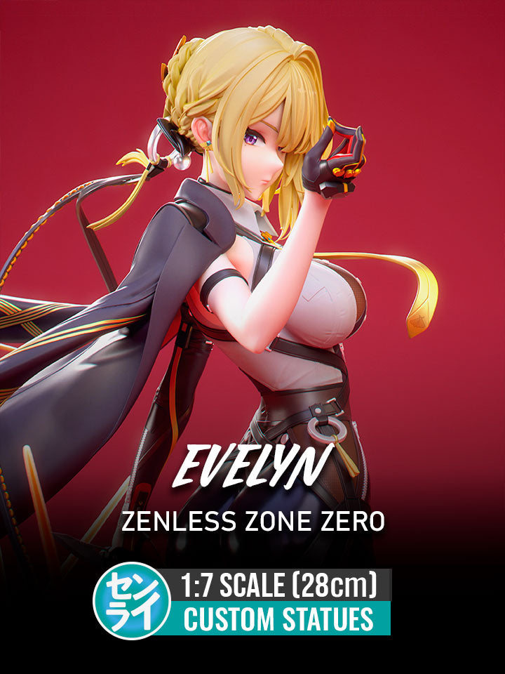 Evelyn - Zenless Zone Zero ZZZ | Custom Statue 3D printed figure