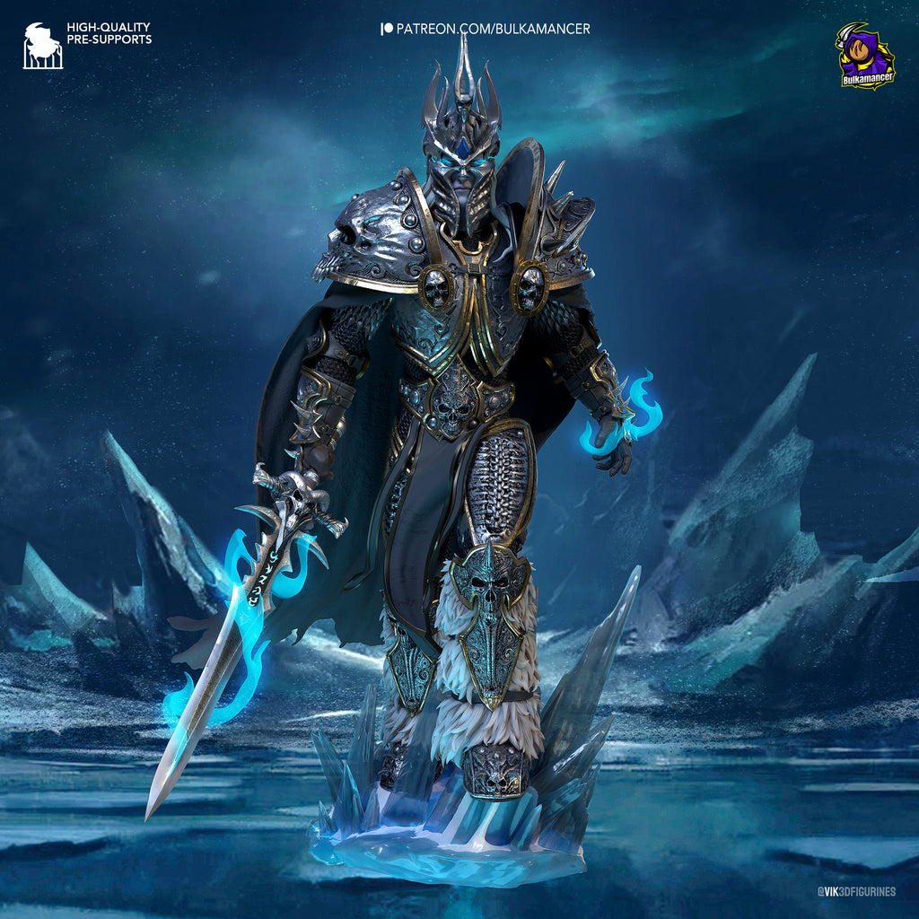 Arthas - World of Warcraft | Custom Statue 3D printed figure