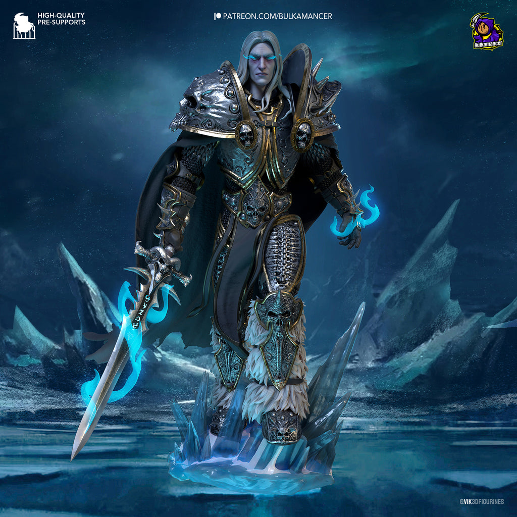 Arthas - World of Warcraft | Custom Statue 3D printed figure