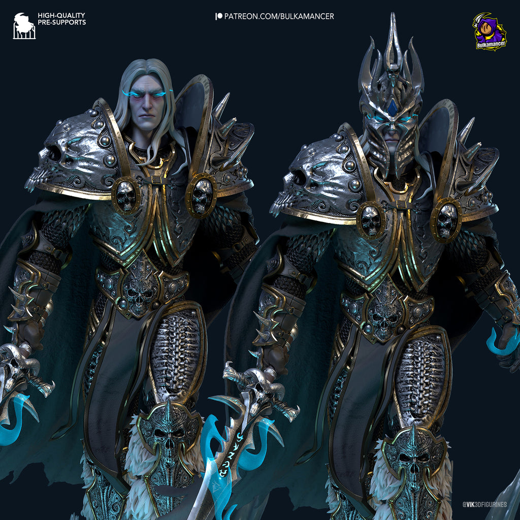 Arthas - World of Warcraft | Custom Statue 3D printed figure