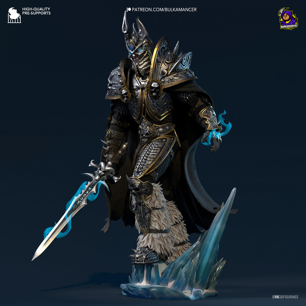 Arthas - World of Warcraft | Custom Statue 3D printed figure