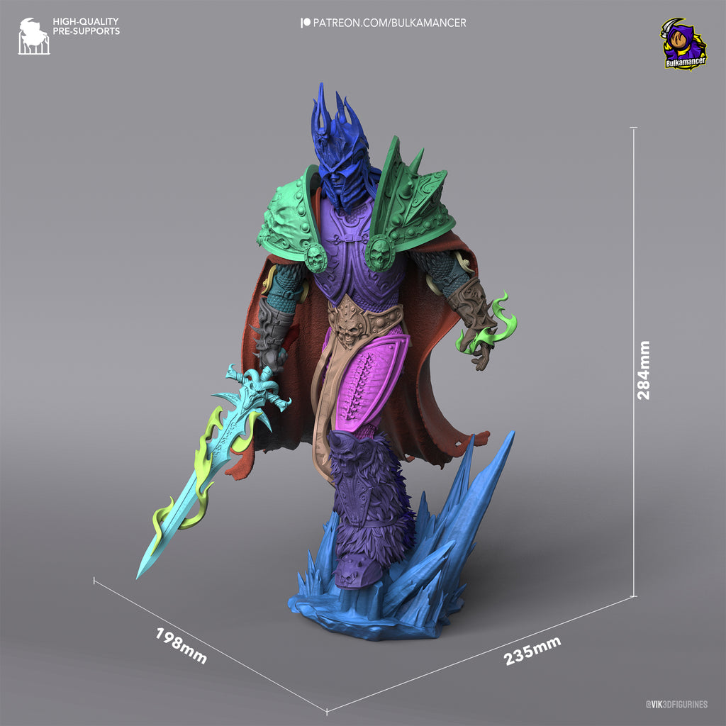 Arthas - World of Warcraft | Custom Statue 3D printed figure