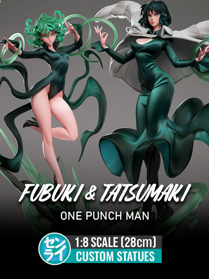 Fubuki and Tatsumaki - One Punch Man | Custom Statue 3D printed figure