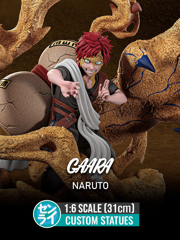 Gaara - Naruto | Custom Statue 3D printed figure