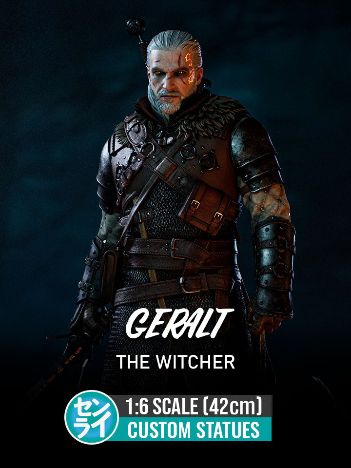 Geralt - The Witcher | Custom Statue 3D printed figure