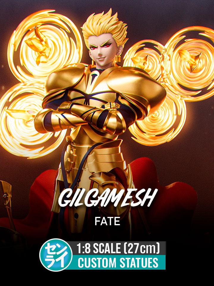Gilgamesh - Fate | Custom Statue 3D printed figure